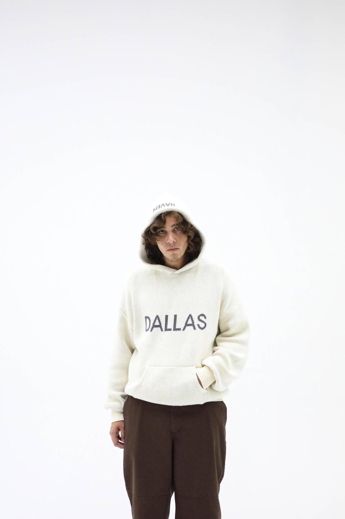 Haven DALLAS Knit Hoodie Cream