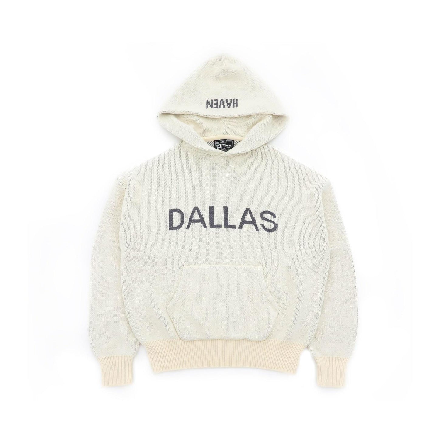 Haven DALLAS Knit Hoodie Cream
