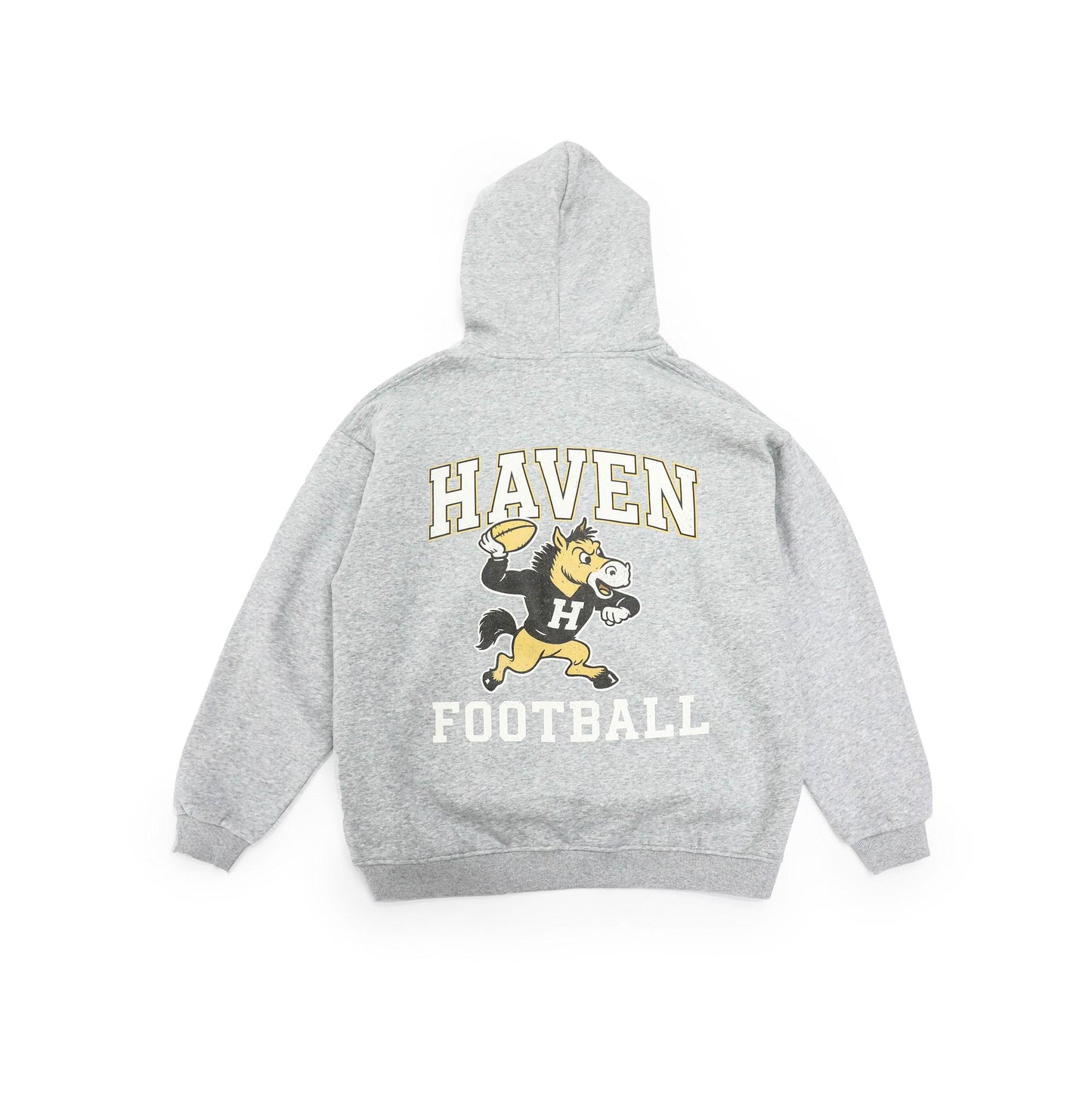 HAVEN ATHLETICS FOOTBALL CLUB HOODIE GREY