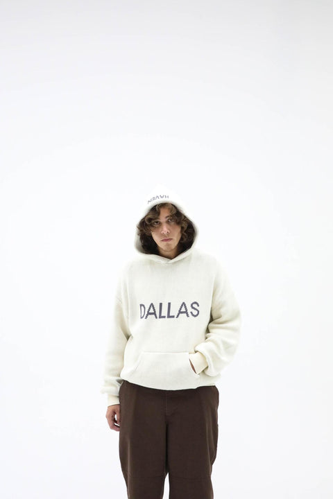 Haven DALLAS Knit Hoodie Cream