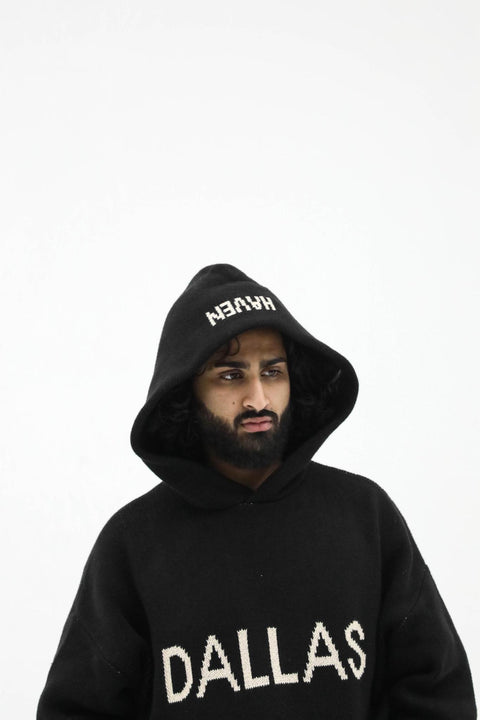 Haven DALLAS Knit Hoodie Black