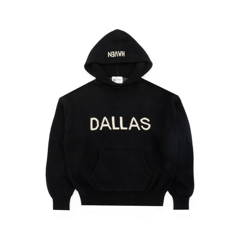 Haven DALLAS Knit Hoodie Black