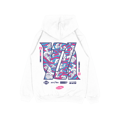 Haven Car Club Miami South Beach Hoodie White