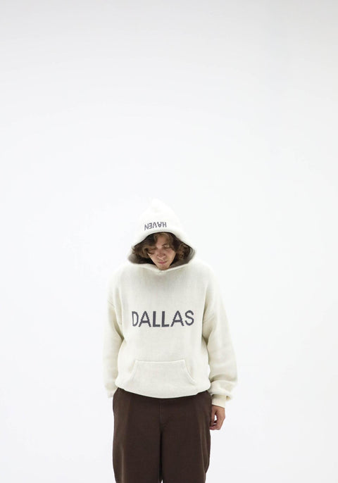 Haven DALLAS Knit Hoodie Cream