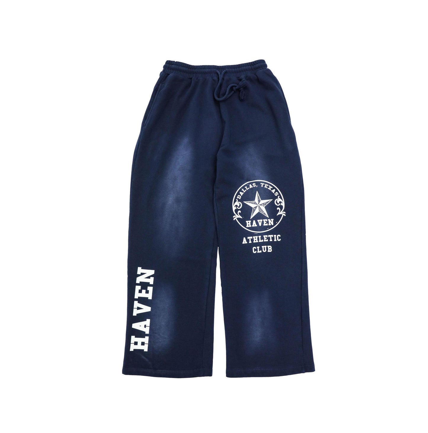 HAVEN ATHLETICS SWEATPANT STAR LOGO NAVY