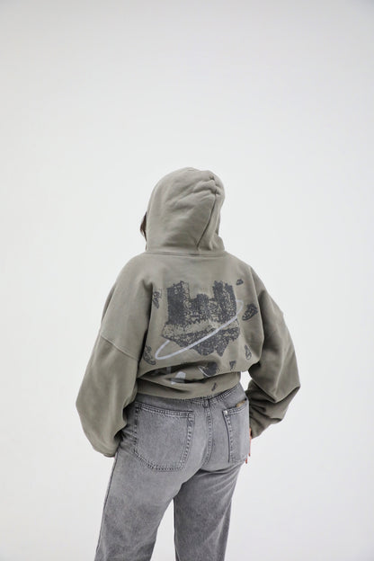 Haven DALLAS Hoodie God Grey
