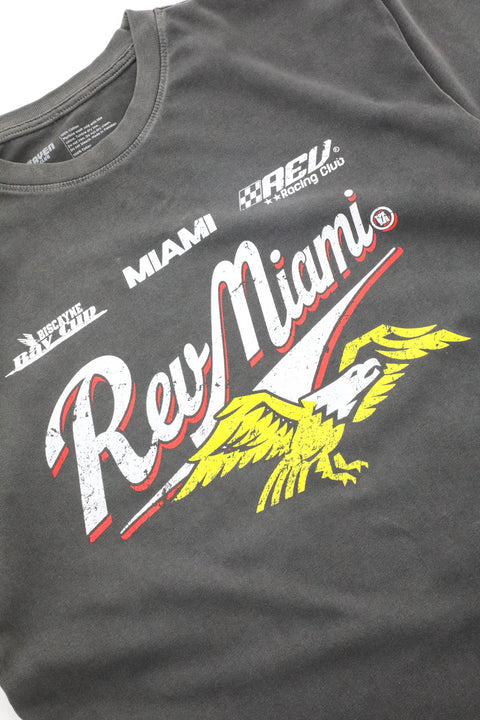 Haven Car Club Miami Eagle T-Shirt Black