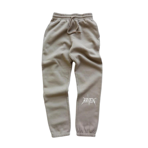 Haven Needlework Track Pants Sand