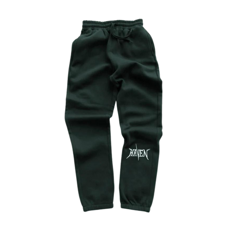 Haven Needlework Track Pants Pine Green