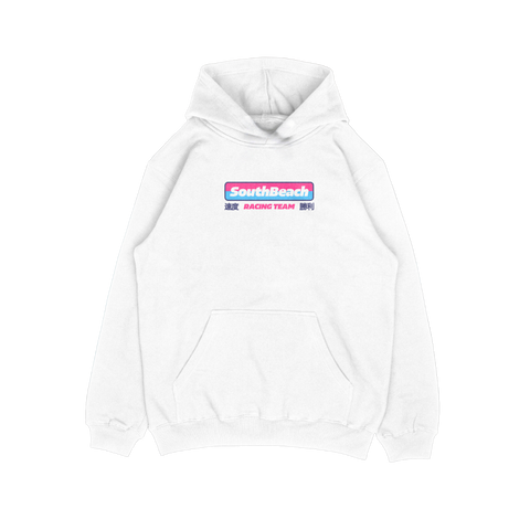 Haven Car Club Miami South Beach Hoodie White