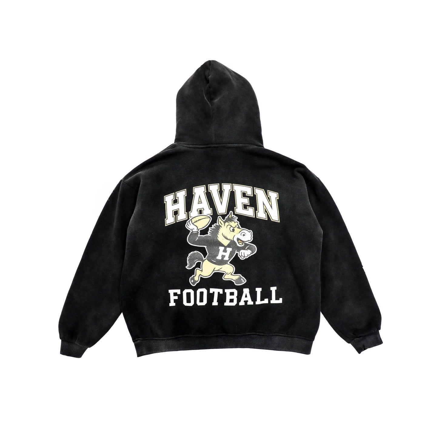HAVEN ATHLETICS FOOTBALL CLUB HOODIE BLACK
