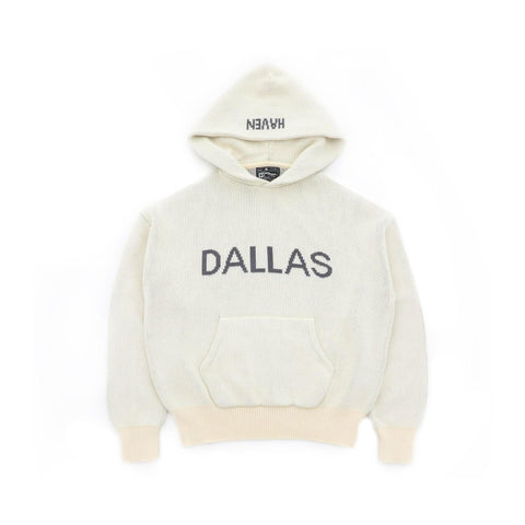 Haven DALLAS Knit Hoodie Cream